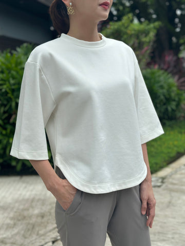 Hailey Crop Sweater in Black