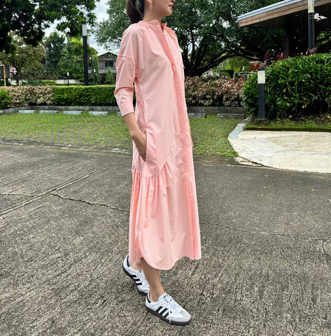 Laker Linen Tassle Pants Set in Beige