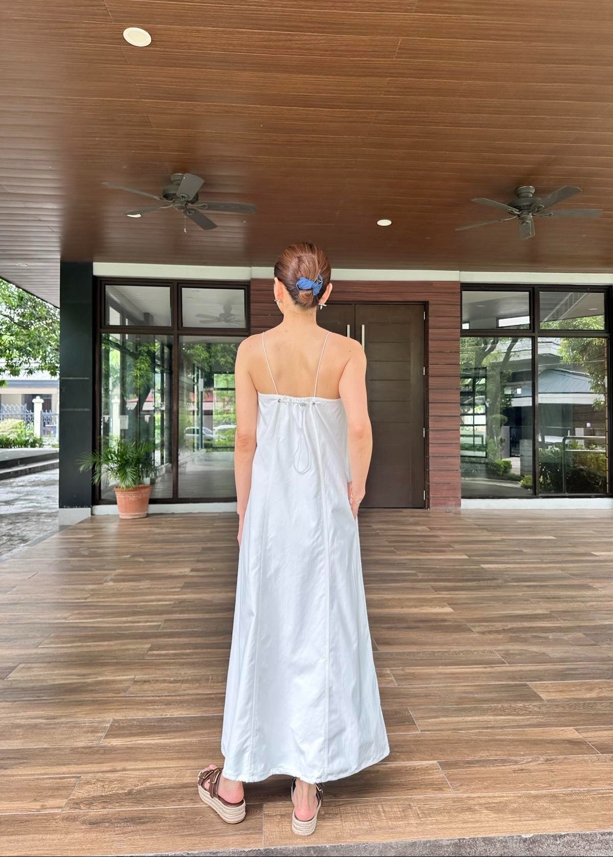 Kithe Spag Dress in White