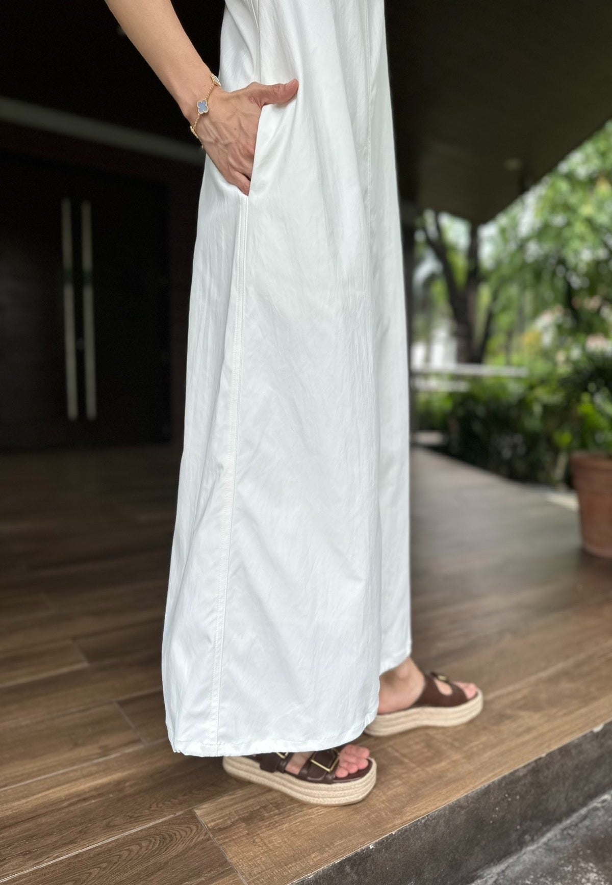 Kithe Spag Dress in White