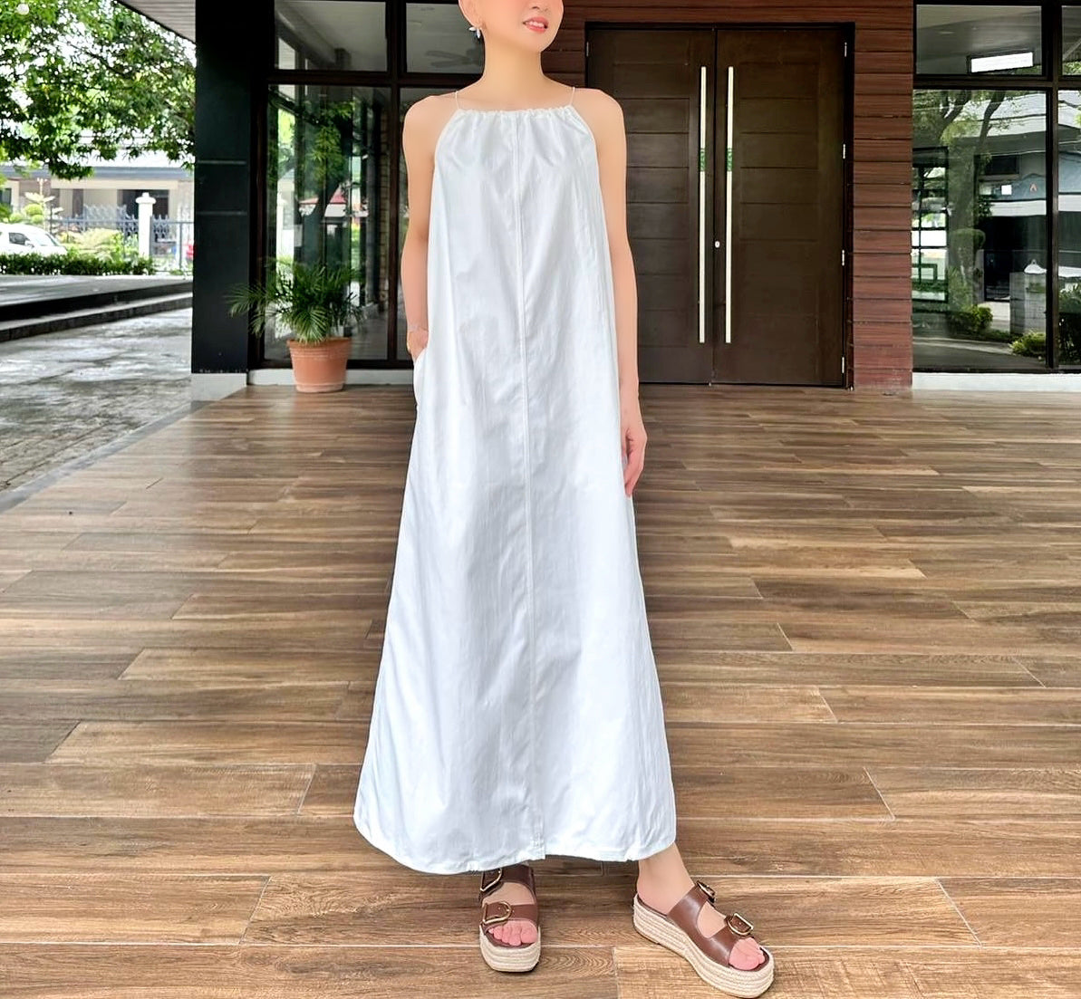 Kithe Spag Dress in White