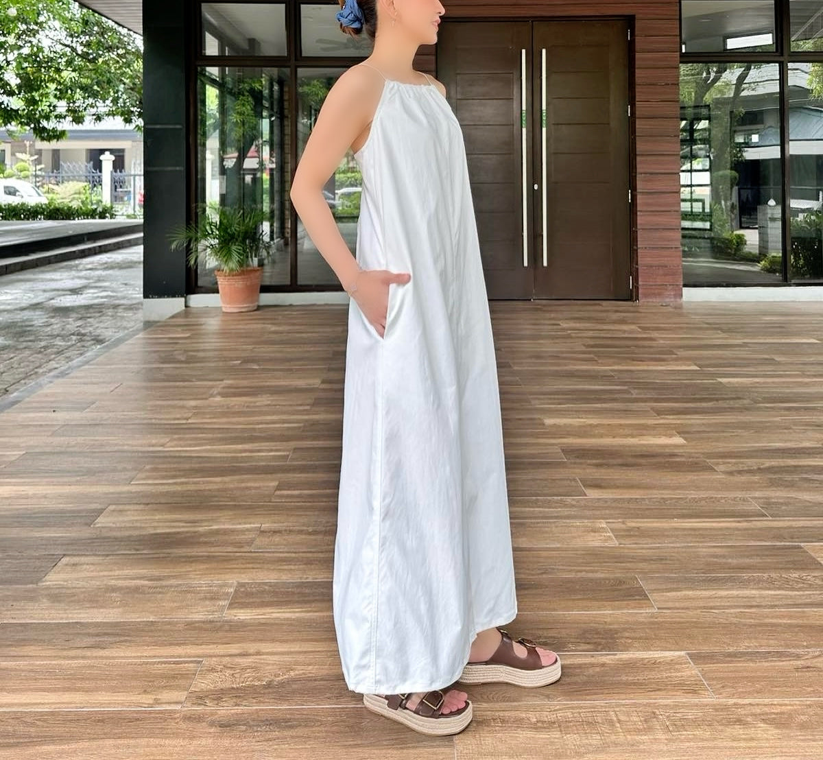 Kithe Spag Dress in White