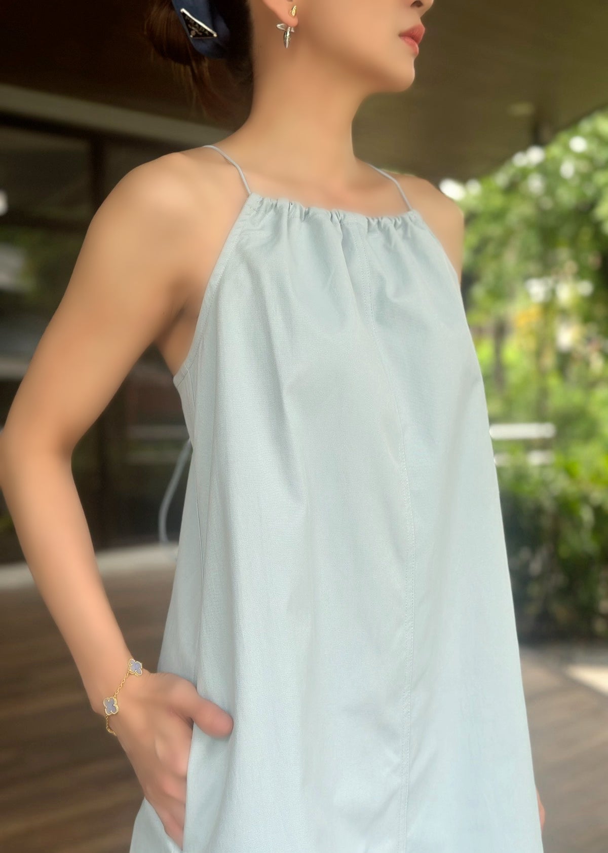 Kithe Spag Dress in Blue