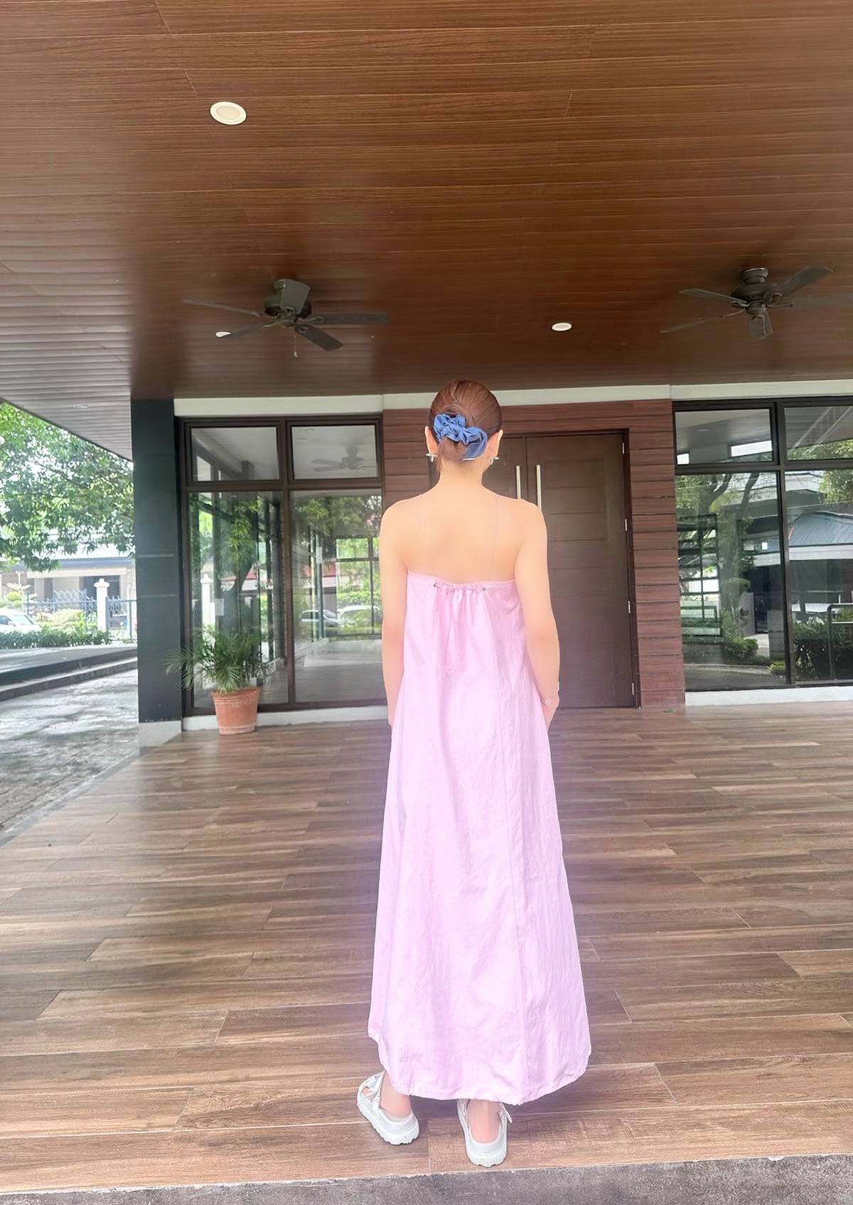 Kithe Spag Dress in Pink