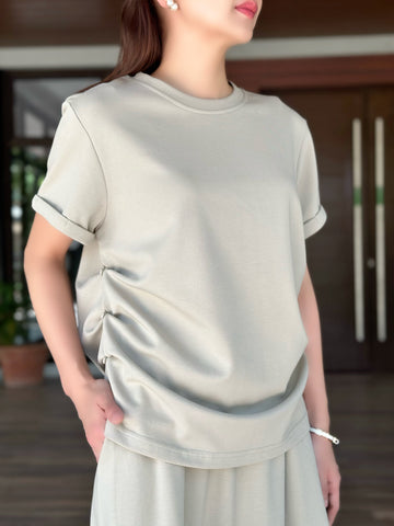 Mina Blouse in Taupe