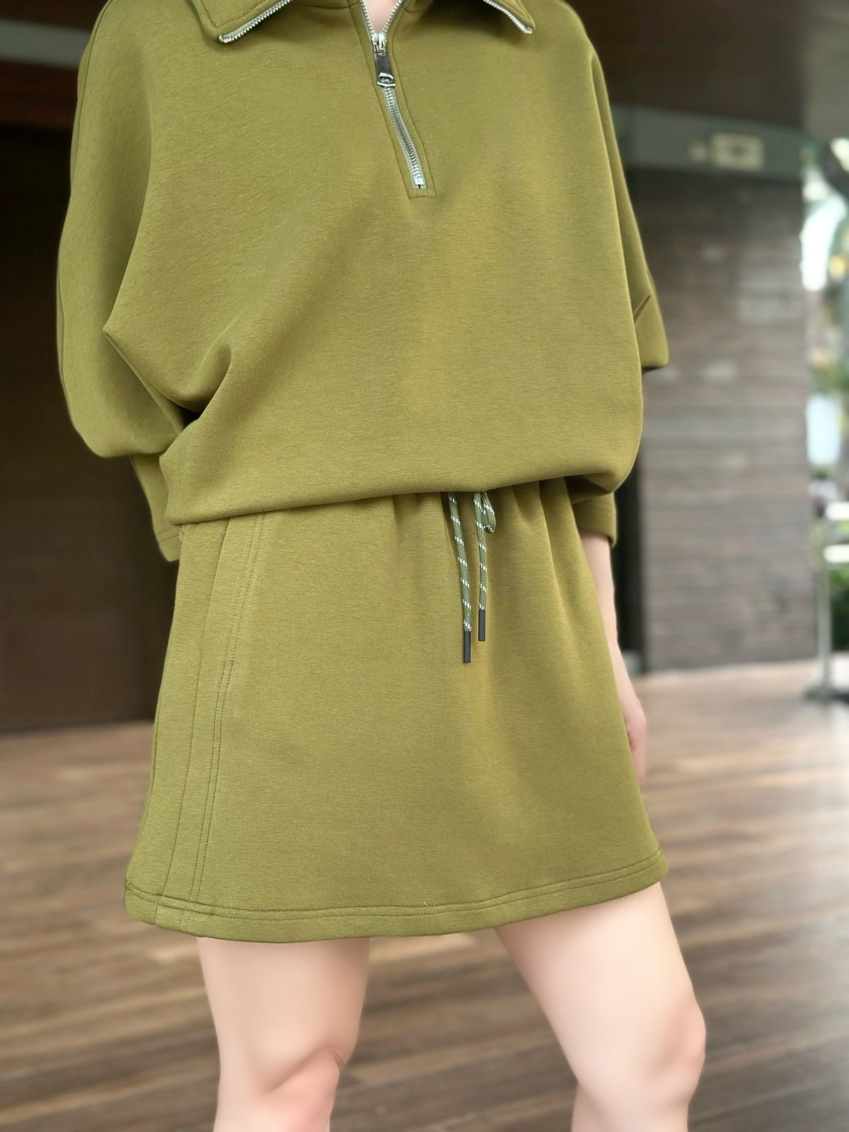 Gentle Skirt in Olive