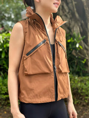 Quimby Vest in Brown