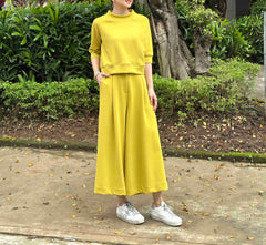 Anniston Crop in Yellow