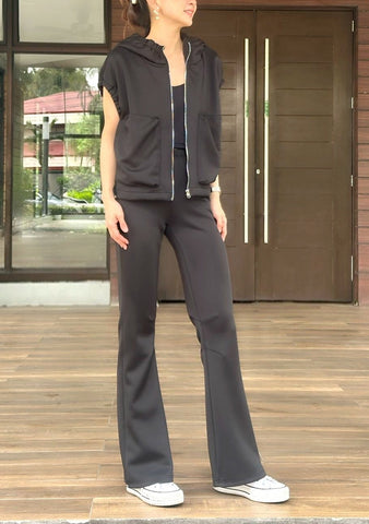 Vallery Flared Pants in Beige