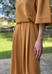 Tammy Midi Skirt in Mustard