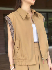 Flynn Vest in Khaki