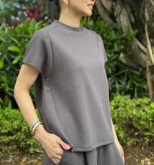 Jiang Tee in Dark Gray