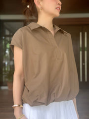 Adeeba Top in Brown