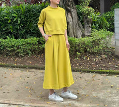 Anniston Crop in Yellow