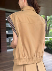 Flynn Vest in Khaki