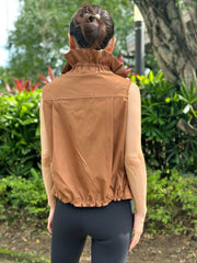 Quimby Vest in Brown