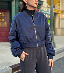 Marika Bomber Jacket Blue