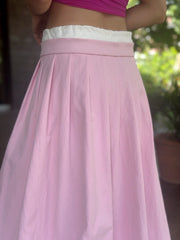 Yelena Bubble Skirt in Pink
