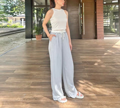 Roselyn 2 Layer Pants in Light Blue
