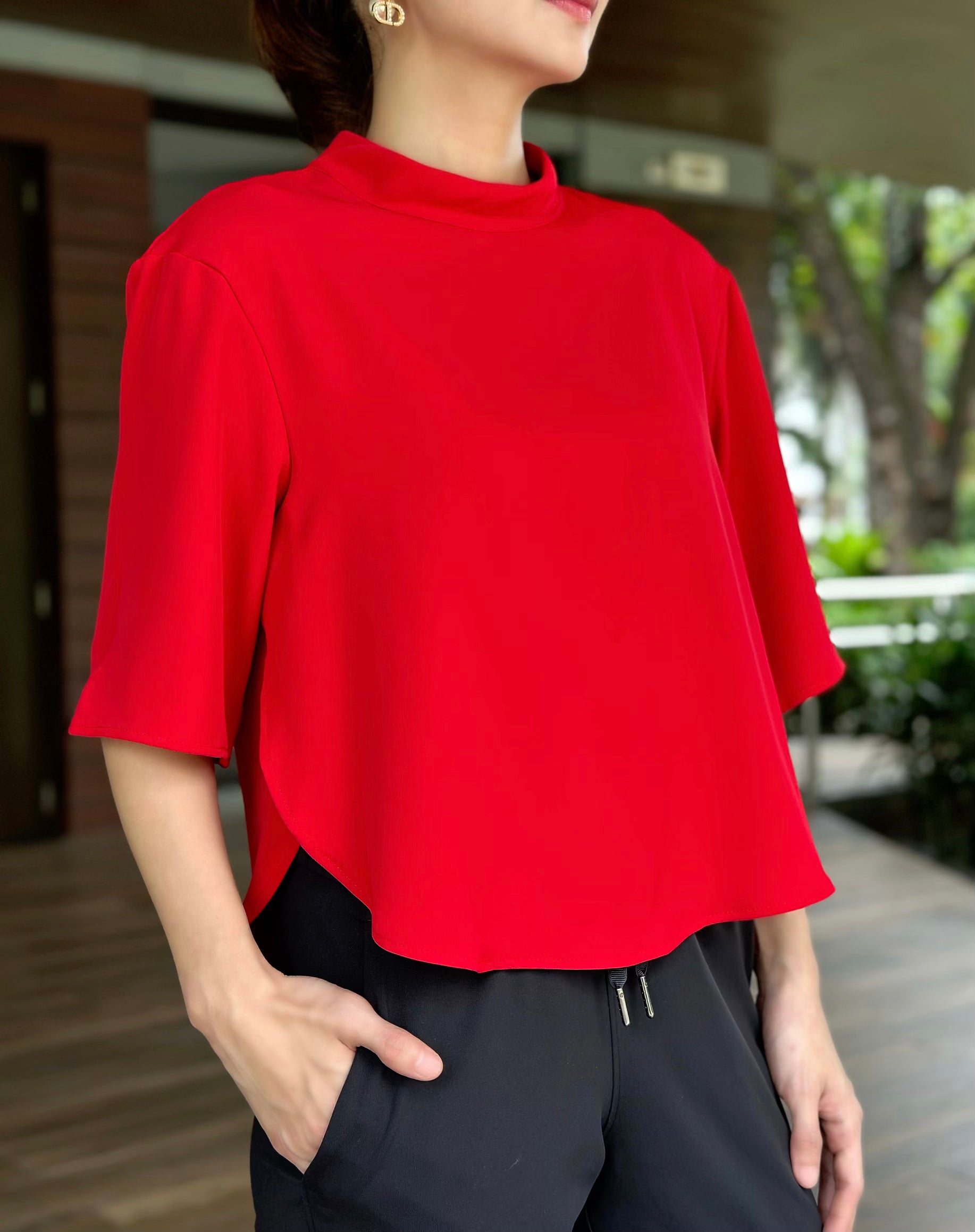 Agata Top in Red