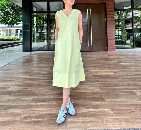 Olga Midi Skirt in Green