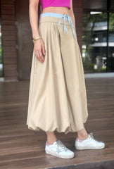 Yelena Bubble Skirt in Beige