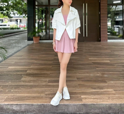 Casiane Sleeveless Top in White