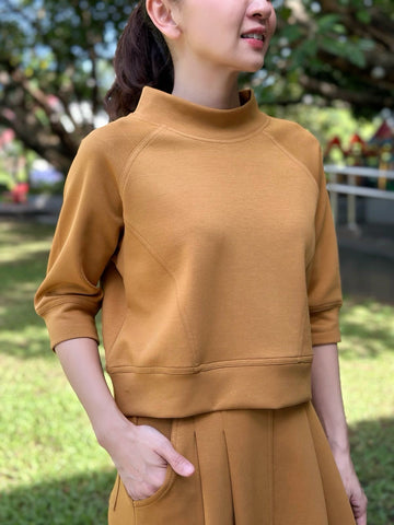 Anniston Crop in Teal