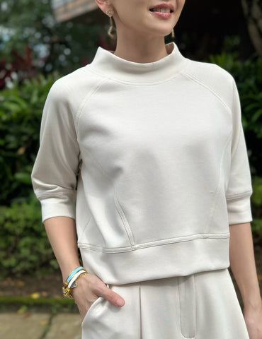 Anniston Crop in Cream