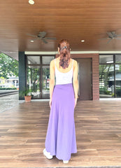 Kenya Tie Up Skirt in Purple