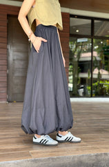 Ava Soft Bubble Skirt in Black