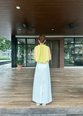 Nova Skirt w/ Belt Bag in White