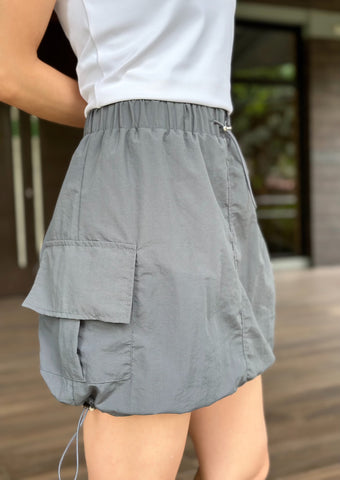Caress High Waisted Shorts in White
