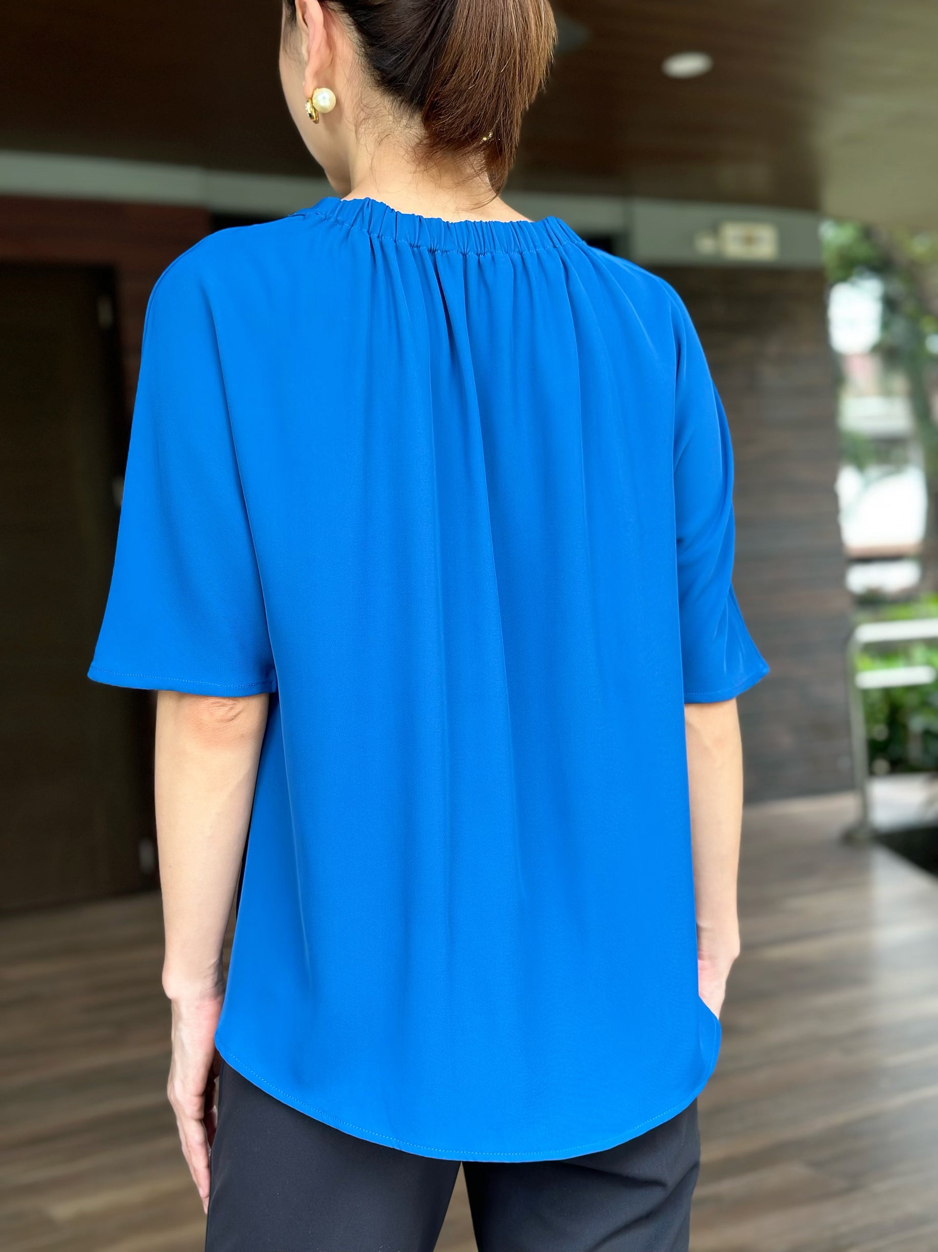 Esther Top in Blue