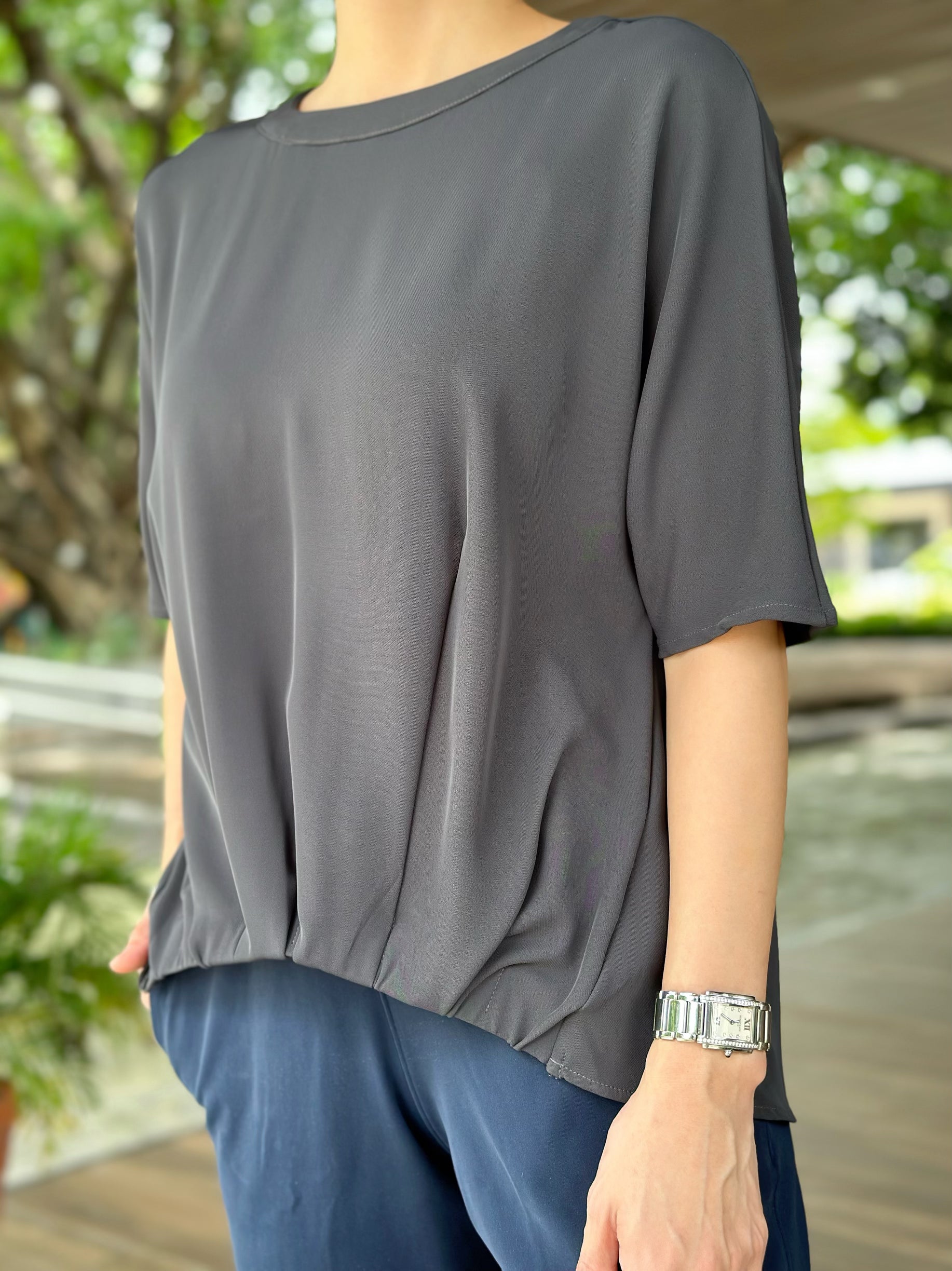 Esther Top in Grey