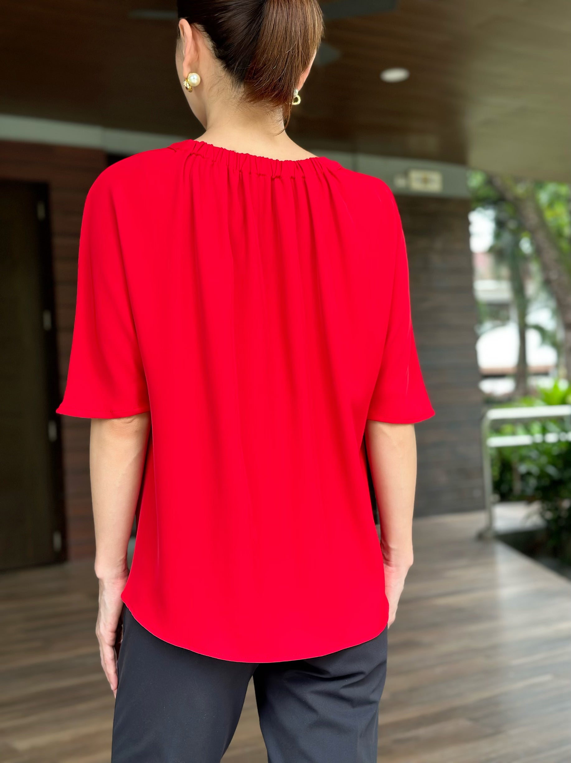 Esther Top in Red