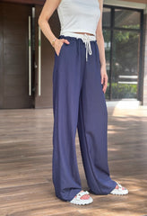 Roselyn 2 Layer Pants in Navy
