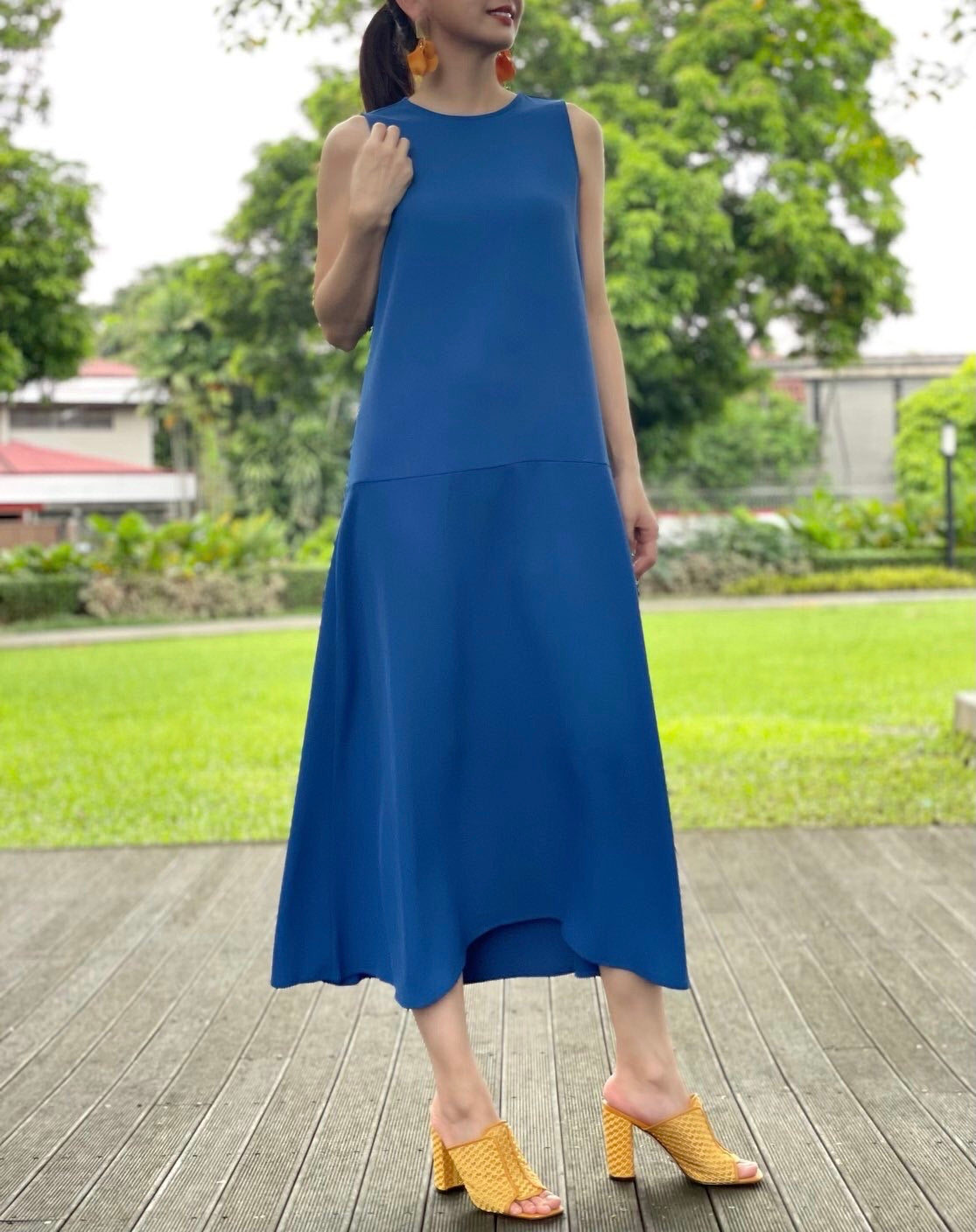 Donoma Dress in Blue