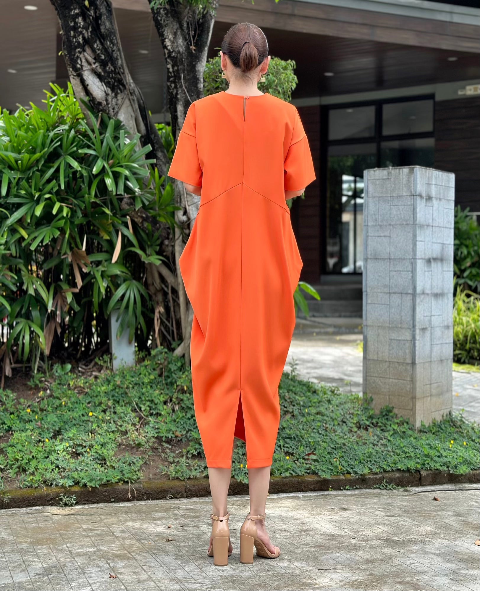 Madison Dress in Orange